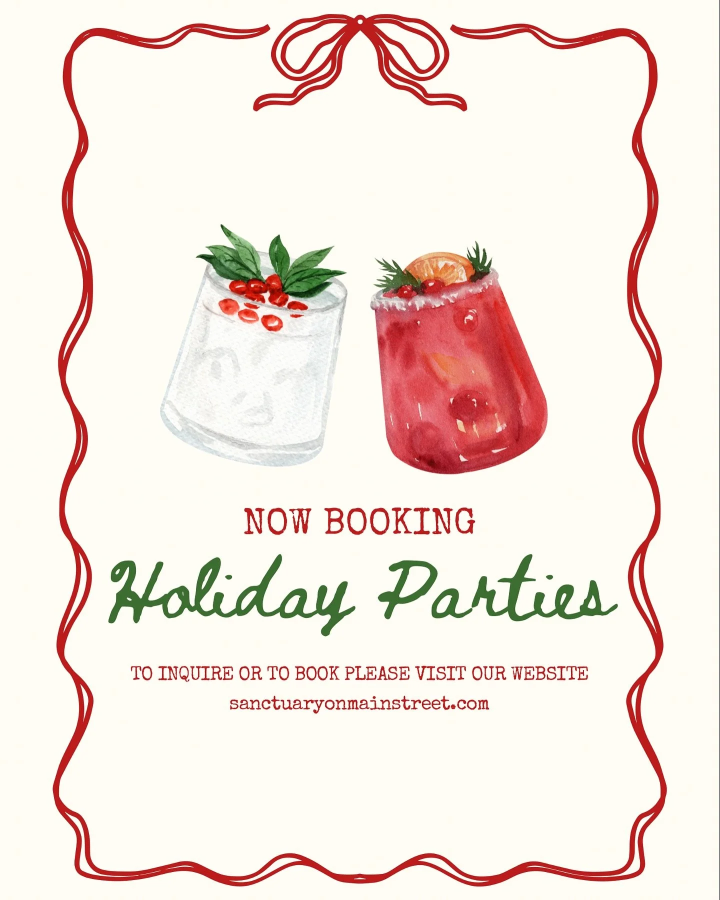 Last chance to book with us before we close at the end of the year! 🎄
We have several days/times left for family + work holiday parties! To find out all that we offer please send an inquiry on our website under the Venue Rental tab!
We can&rsquo;t